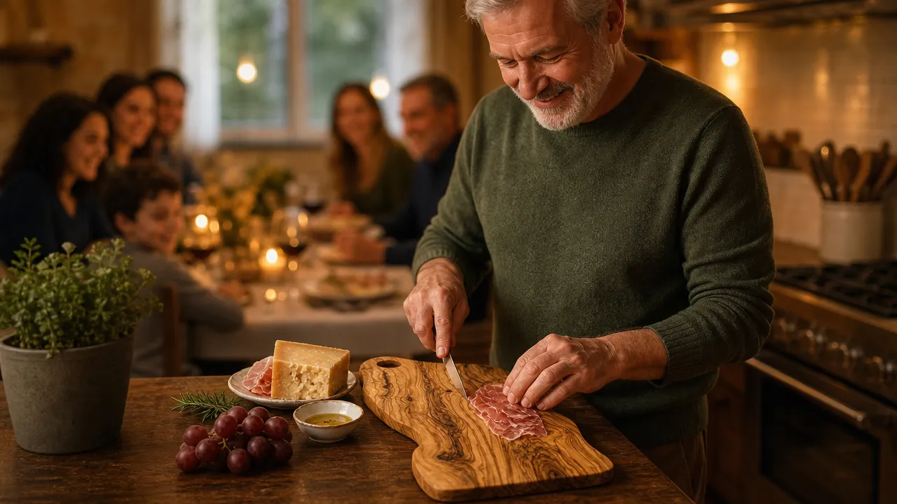 Customer in a warm domestic setting